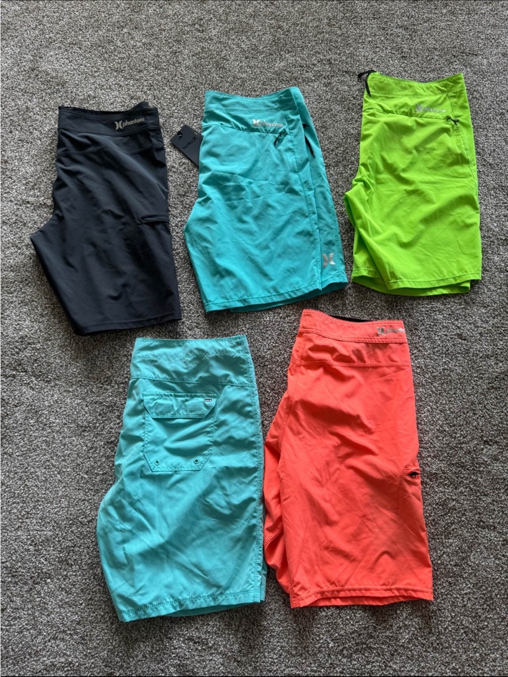 Hurley Phantom Board Shorts Swim Trunks size 34 and 36